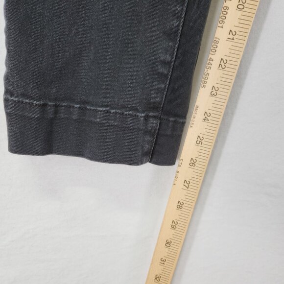 Everlane The Utility Straight Leg Pant Size 2 Faded Black High Rise Cropped - Picture 8 of 12